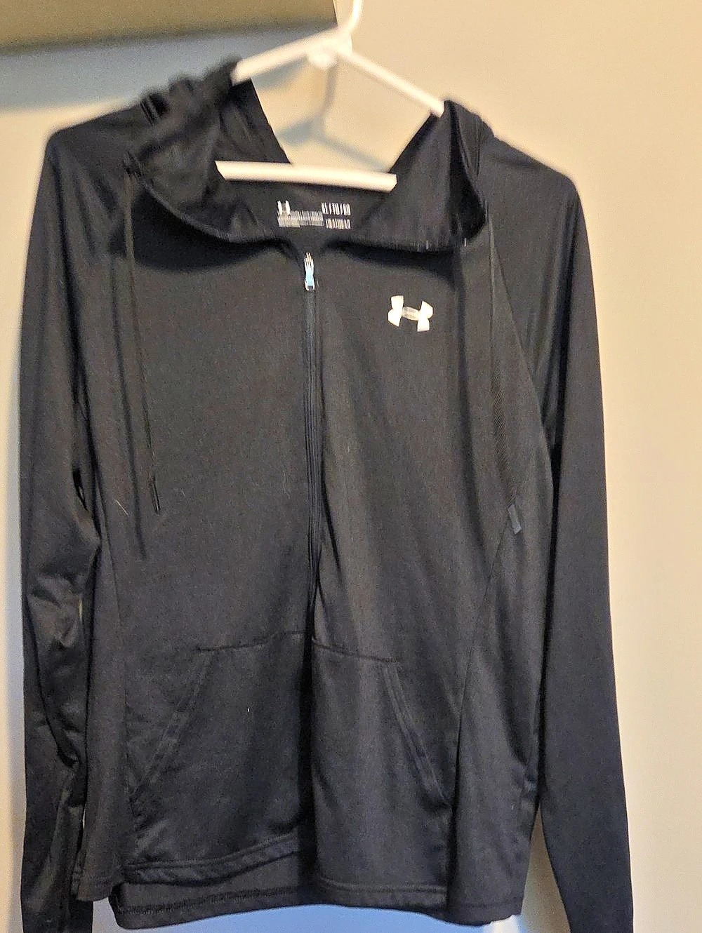 Under Armour HeatGear Mesh Full Zip Hoodie Black